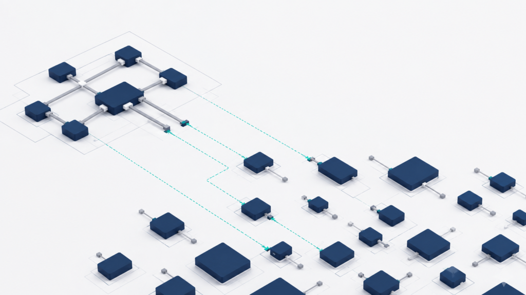 Power Platform value governance represented by duplicate automation modules awaiting evidence-based portfolio alignment
