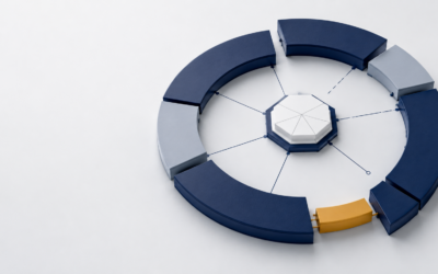 Copilot workflow alignment represented by disconnected workflow segments awaiting one precise operational bridge.