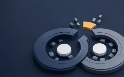 Copilot production approvals represented by separated security and DLP control rings awaiting one accountable release key