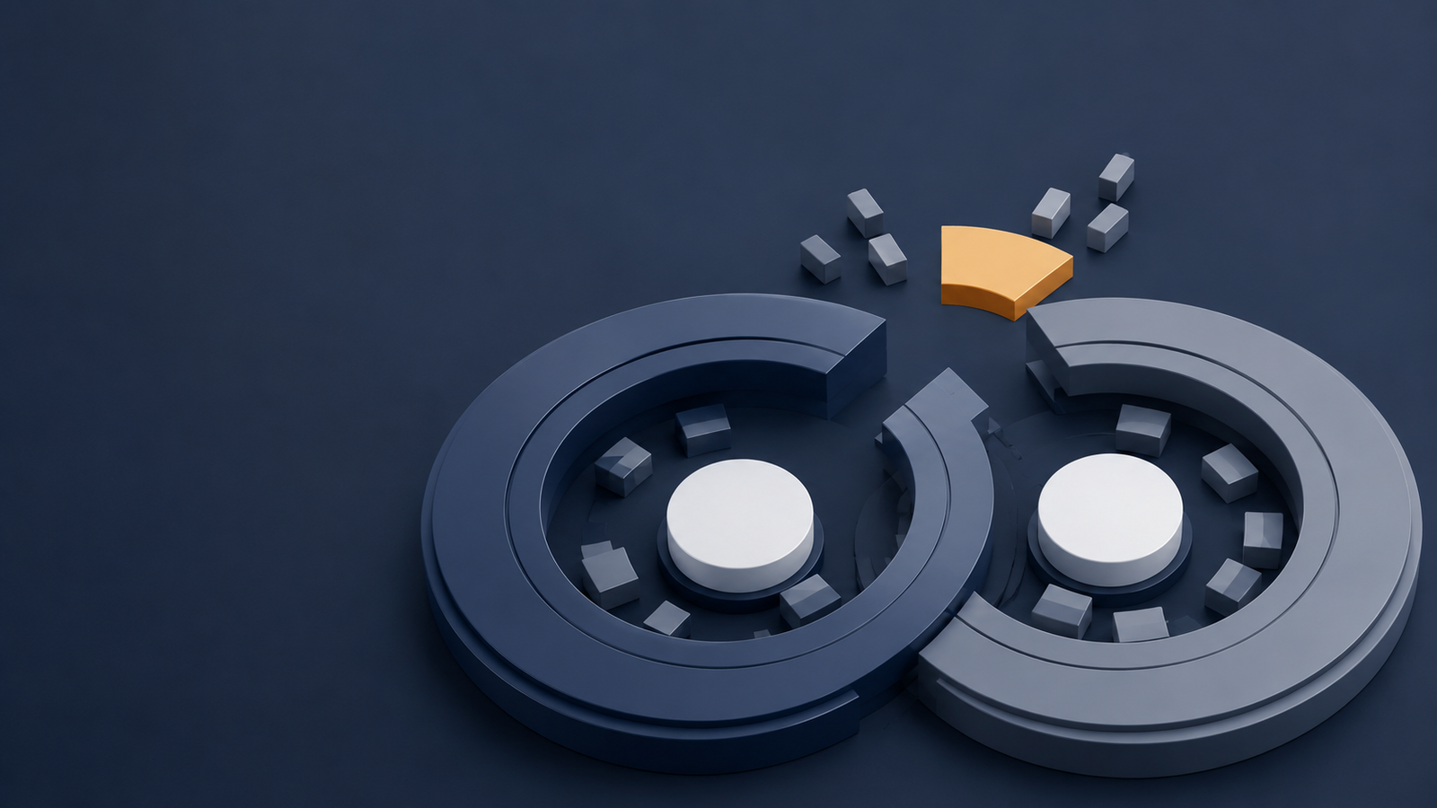 Copilot production approvals represented by separated security and DLP control rings awaiting one accountable release key