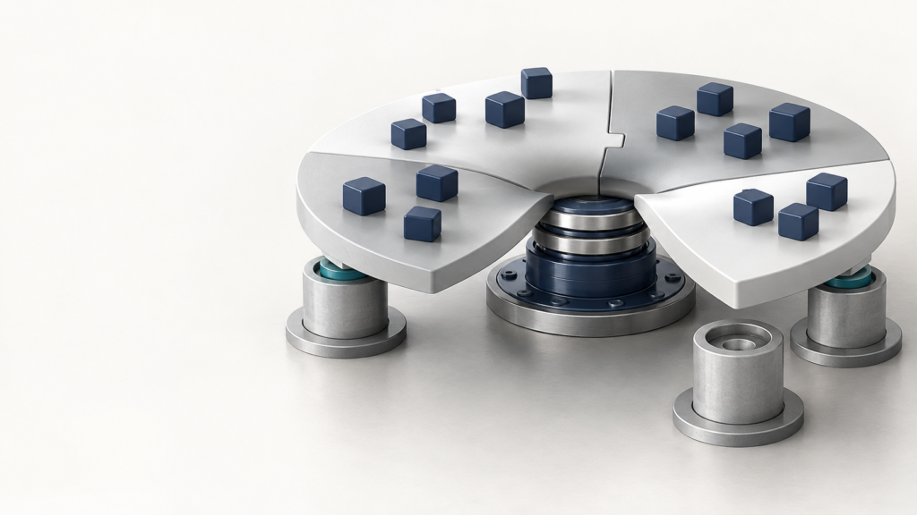 Power Platform approval bottlenecks represented by an overloaded central bearing and bounded local decision supports.